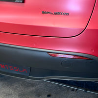 Model 3 & Y Smoked Rear Bumper Reflector - Vinyl Wraps