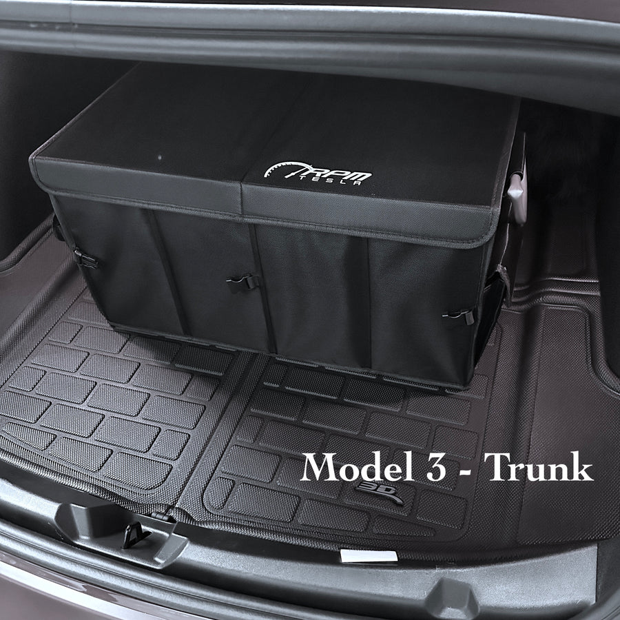 Model S3XY Collapsible Trunk Organizer - Fits Frunks, Trunks, & Sub Tr