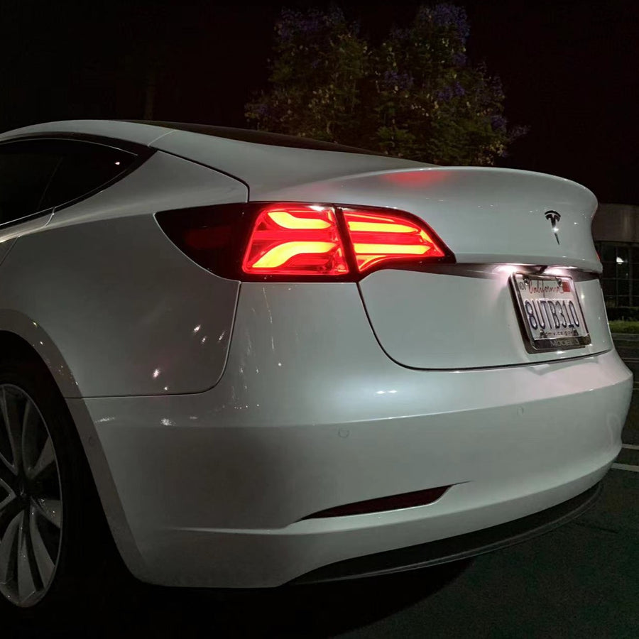 Model 3 & Y AlphaRex LED Tail Light Upgrades (1 pair) - 2 Styles