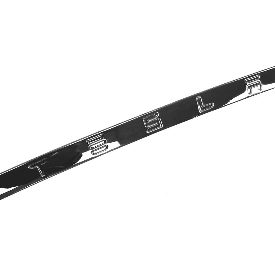 Model Y Aluminum Tailgate Applique - Glossy Black