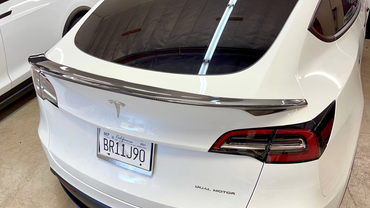 2020-2025 | Model Y Razzo Spoiler - Real Molded Carbon Fiber – RPM ...
