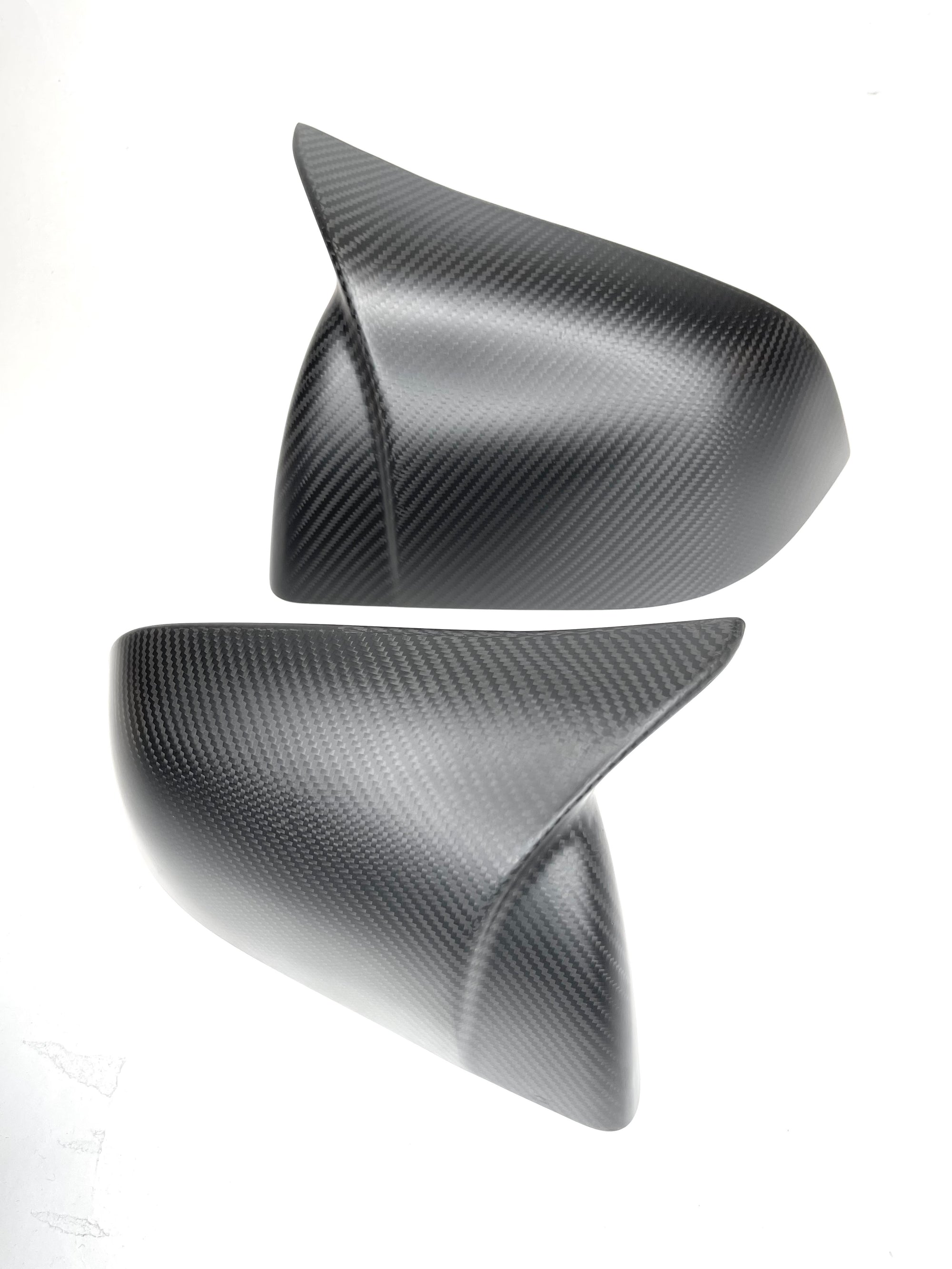 2020-2024 | Model Y GT Style Side View Mirror Overlays (1 Pair) - Real Molded Carbon Fiber