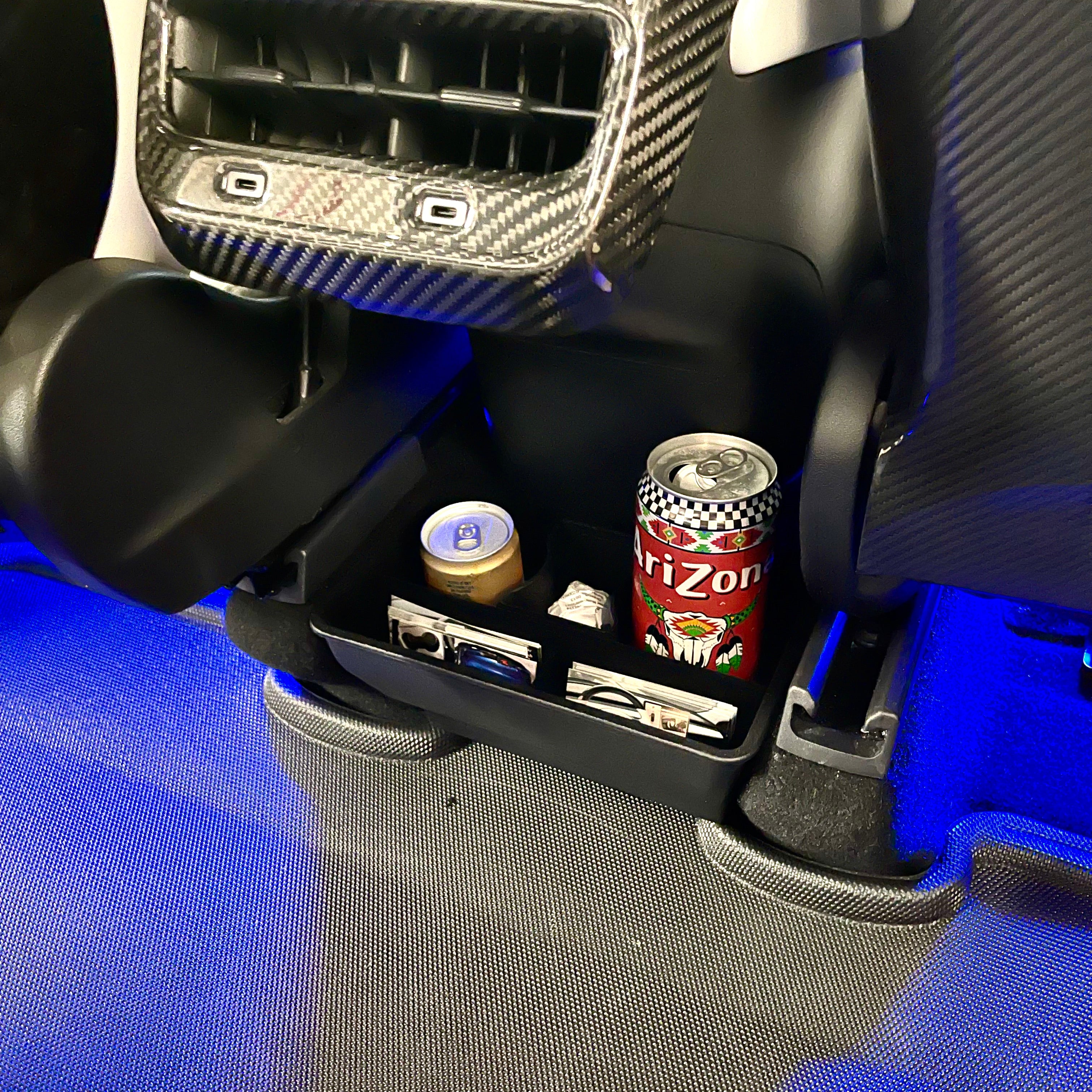 2020-2025 | Model Y Backseat Storage Tray & Trash Can – RPM TESLA