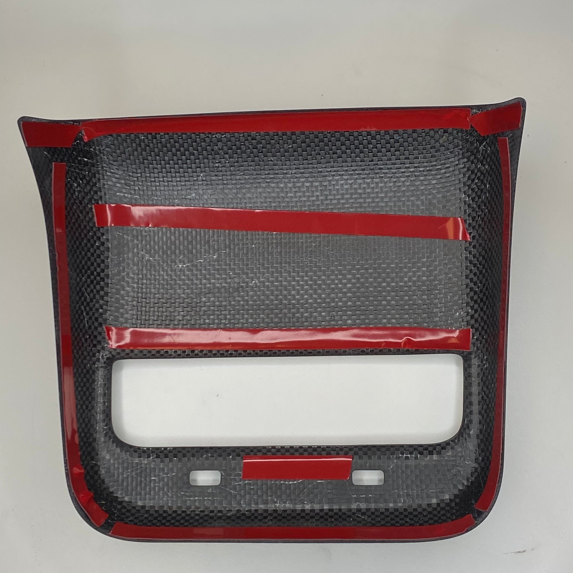 Model 3 &amp; Y Backseat Vent Overlay - Real Molded Carbon Fiber