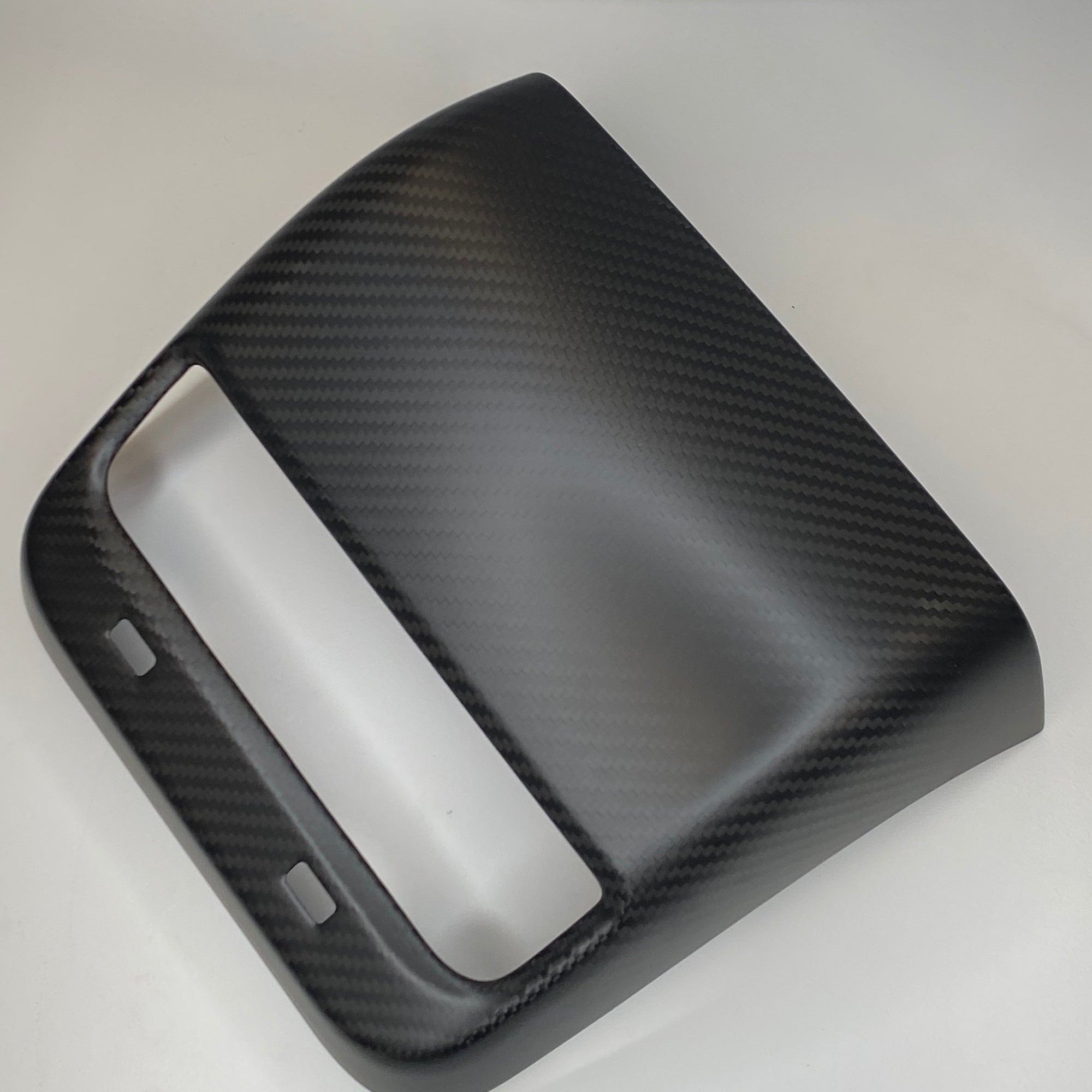 Model 3 &amp; Y Backseat Vent Overlay - Real Molded Carbon Fiber