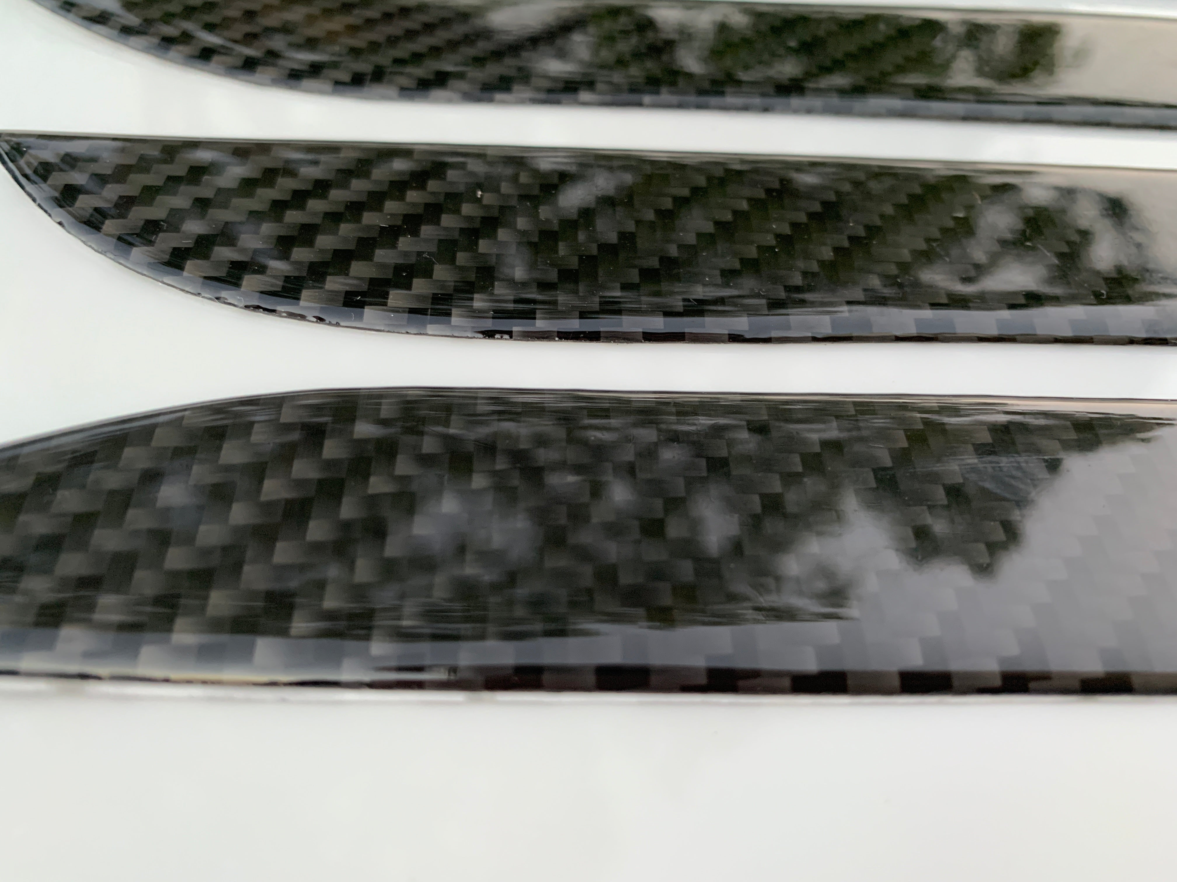 Model S Door Handle Overlay (Set of 4) - Flexible Urethane Carbon Fibe ...