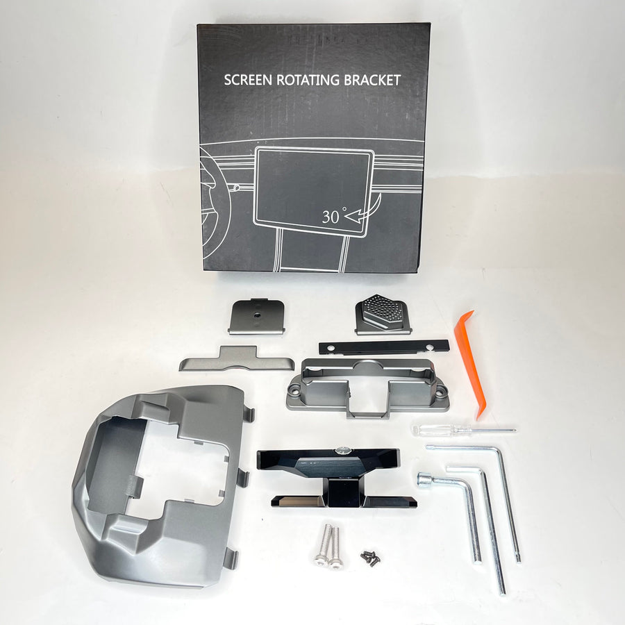 Model 3 & Y Swiveling Display Mount Version 1.0 (30 Degree Right & Left Turning)