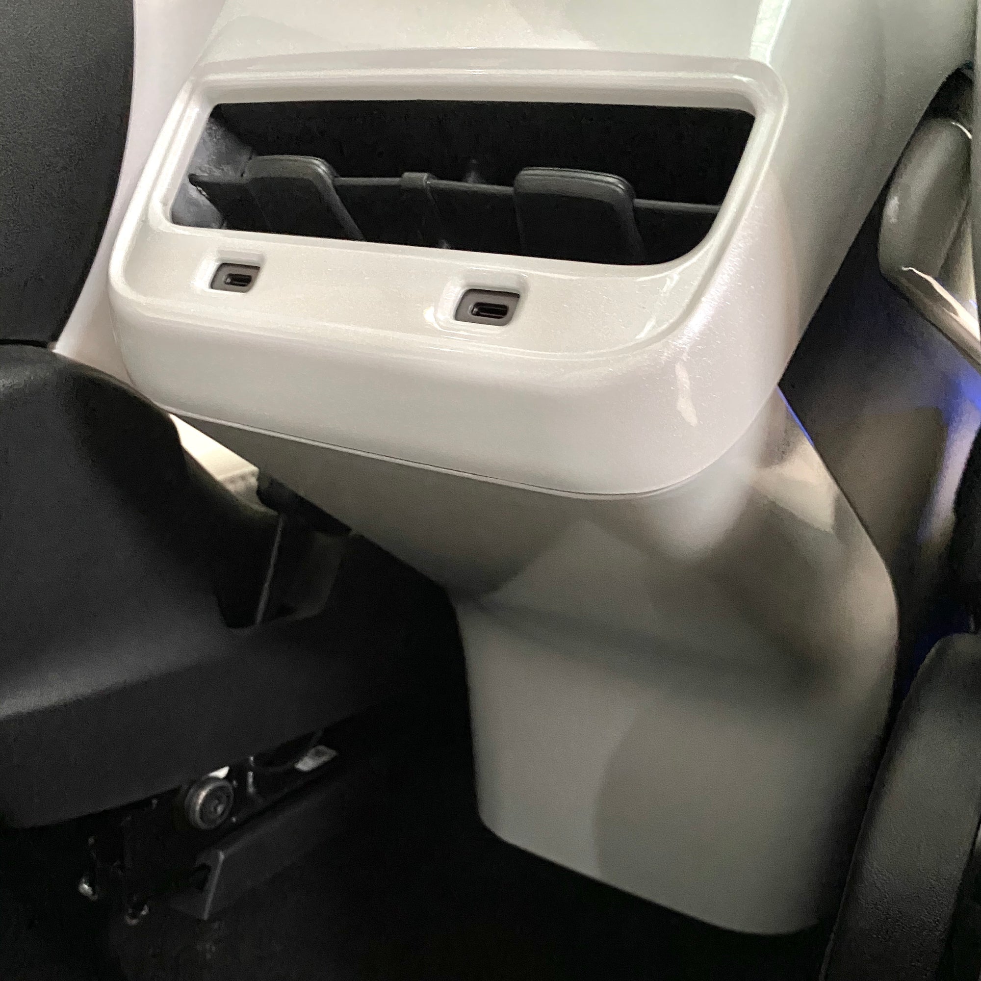 Model 3 &amp; Y Backseat Center Console Base Cap - *Variety