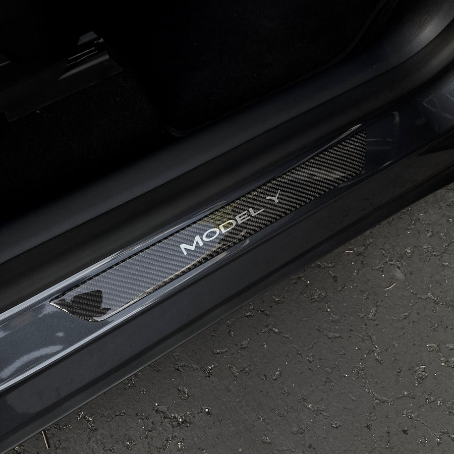 Tesla Model 3 Performance Carbon Fiber Door Sill 