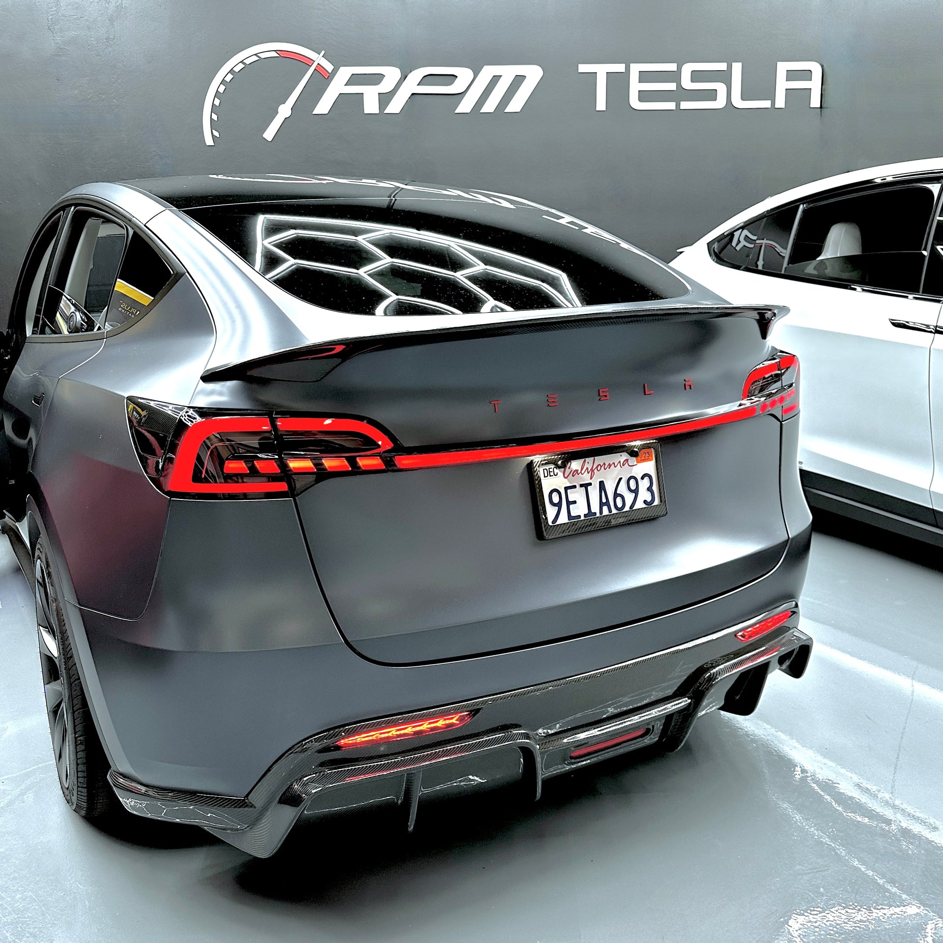 Tesla Model Y Knight Riders Illuminating The Future With Aftermarket Light Bars