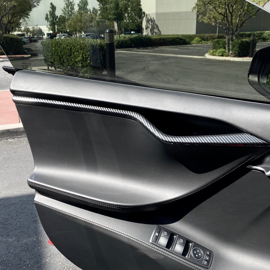 Tesla Model S Interior Carbon Fiber