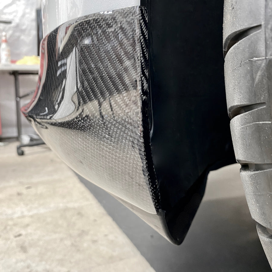 Model 3 Front Lip Gen. 2 - Real Molded Carbon Fiber