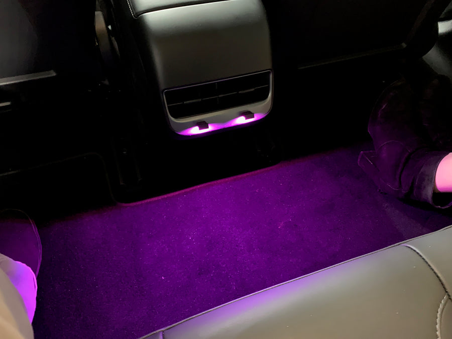 Car Wireless LED Light Interior Sensor Auto Ambient Charge USB Lamp