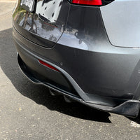 Model Y Viento Rear Diffuser - Real Molded Carbon Fiber