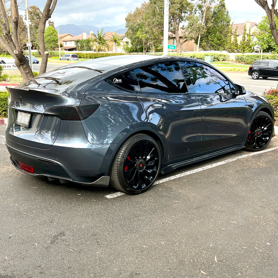 Model Y Viento Rear Diffuser - Real Molded Carbon Fiber