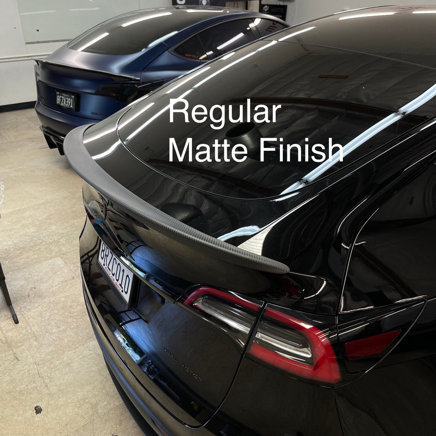 Model Y Performance Plus Spoiler - Real Molded Carbon Fiber