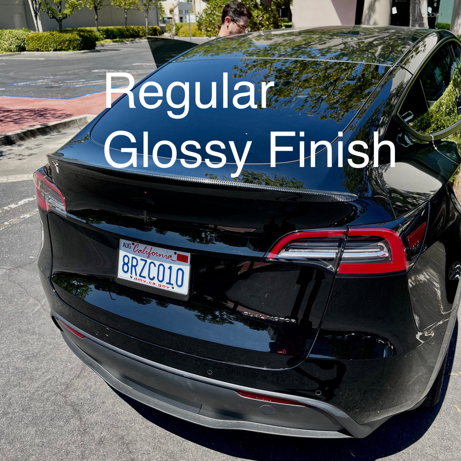 Model Y Performance Plus Spoiler - Real Molded Carbon Fiber