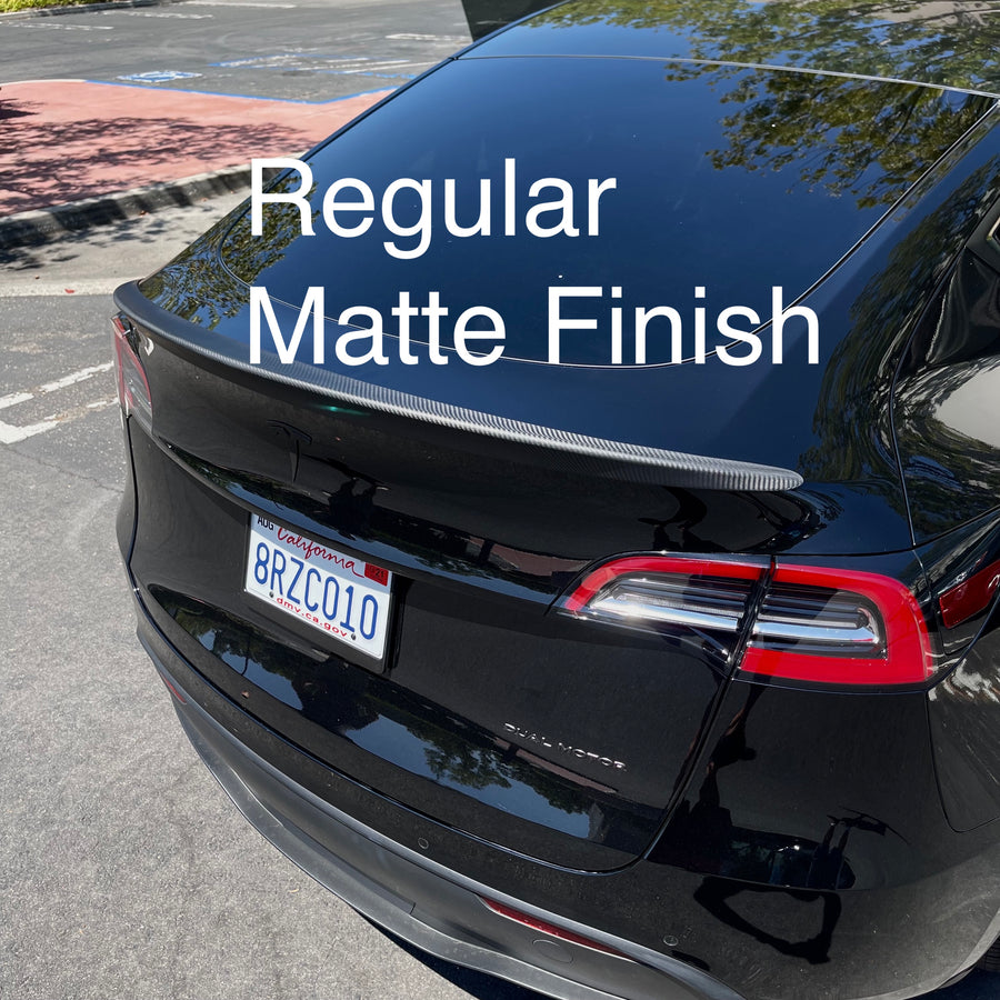 Model Y Performance Plus Spoiler - Real Molded Carbon Fiber