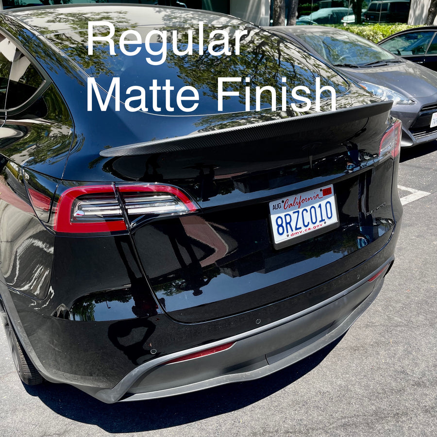 Model Y Performance Plus Spoiler - Real Molded Carbon Fiber