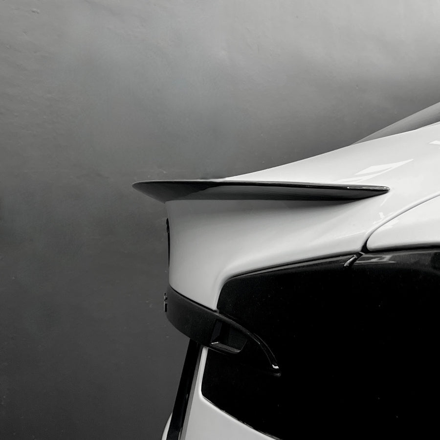 Model S Plaid Performance Spoiler - Real Molded Carbon Fiber