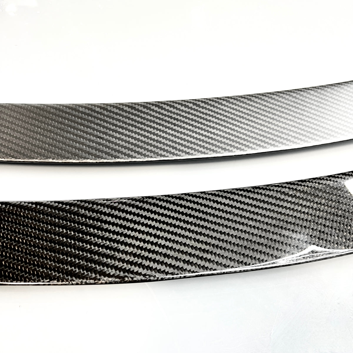 Red Molded Rpm 2012-2026 | Model S 2026 Plaid Curved Style Spoiler - Real Dry Molded ...