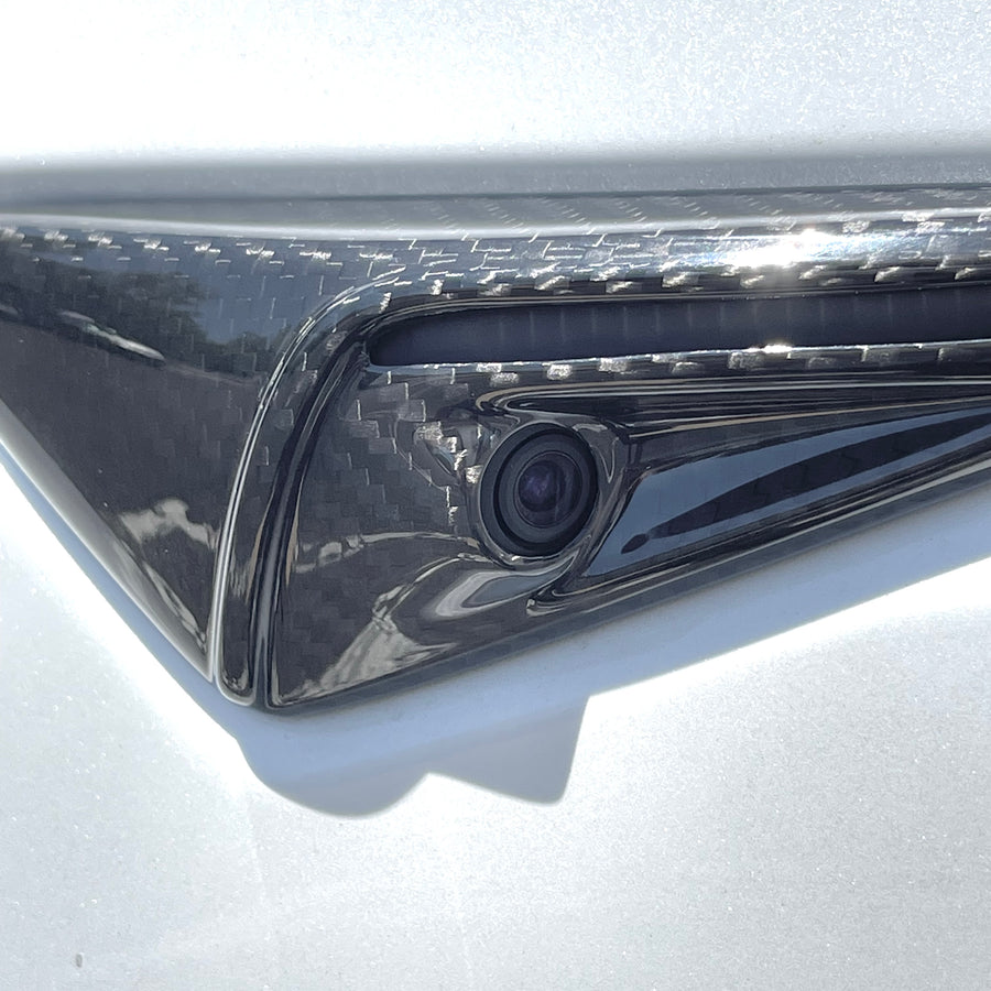 Full Cover Turn Signal Overlays (1 Pair) - Real Molded Carbon Fiber