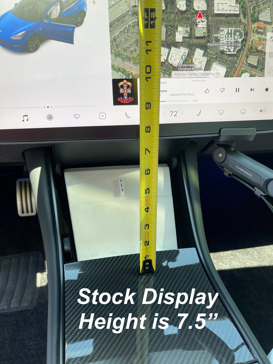 Model 3 & Y Swiveling Display Mount Version 1.0 (30 Degree Right & Left Turning)