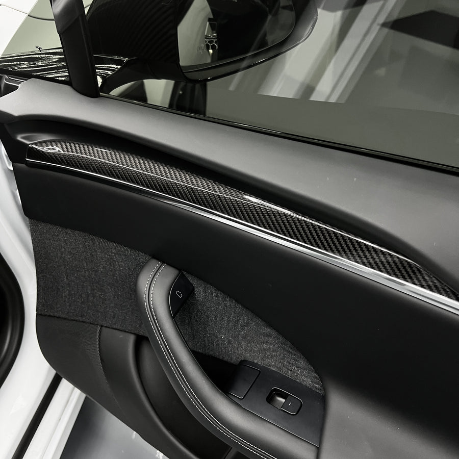 2021+ | Model S Plaid Interior Carbon Fiber Protection Kit - Glossy or Matte by Xpel