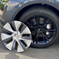 Tesla Model Y Center Caps & Lug Nut Covers - 19" Gemini Wheels