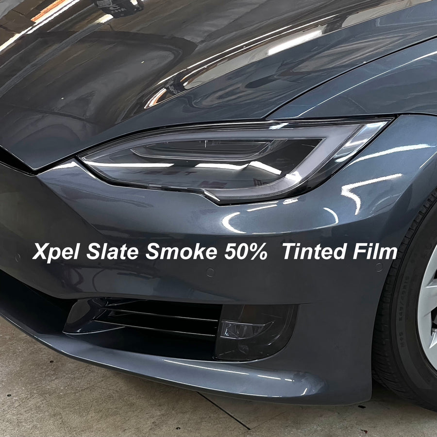 XPEL Smoke Slate Headlight Protection Film 