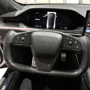 2021-2023| Model S & X Yoke Steering Wheel 3M Vinyl Accent Wraps