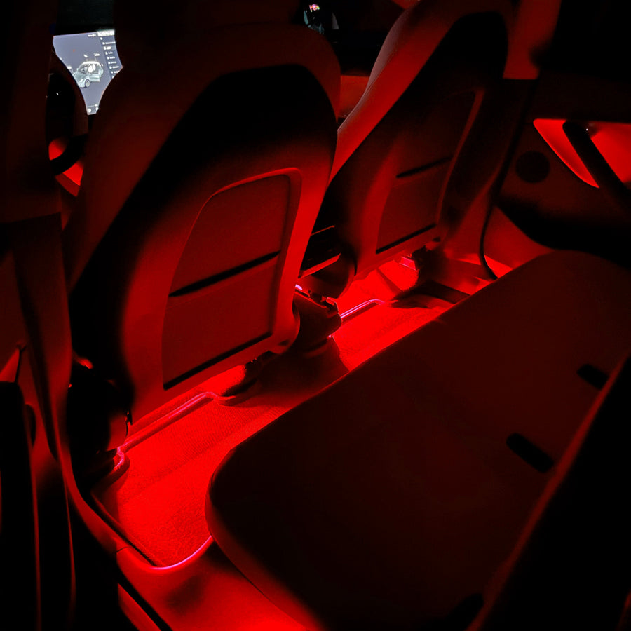 Model 3 & Y - RGB Color Changeable Backseat Lighting Kit Gen. 2 (1 Pair)