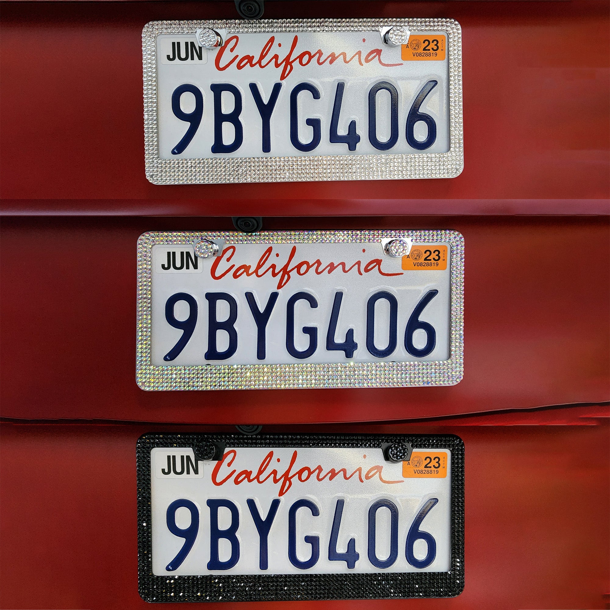 Bling Aluminum License Plate Frames - Variety* – RPM TESLA