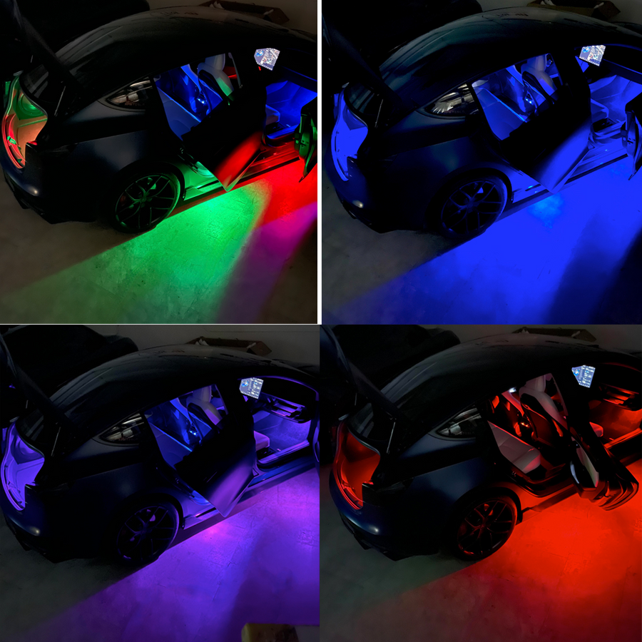 Wireless Color Selecting LED RGB Lighting Upgrade Kit