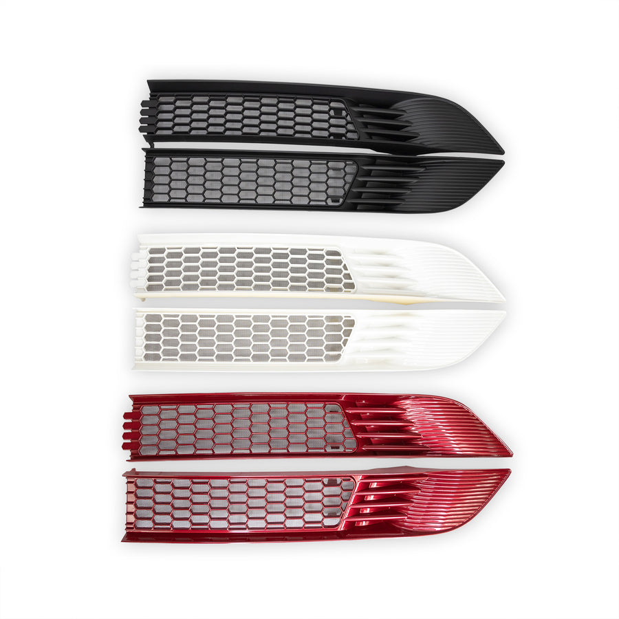 Model Y Radiator Protective Mesh Grill Panel (2 Pieces) - Red, White ...
