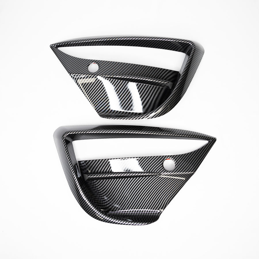 2017-2022* | Model 3 Fog Light Canards (1 Pair) Black-Out Style - Variety*