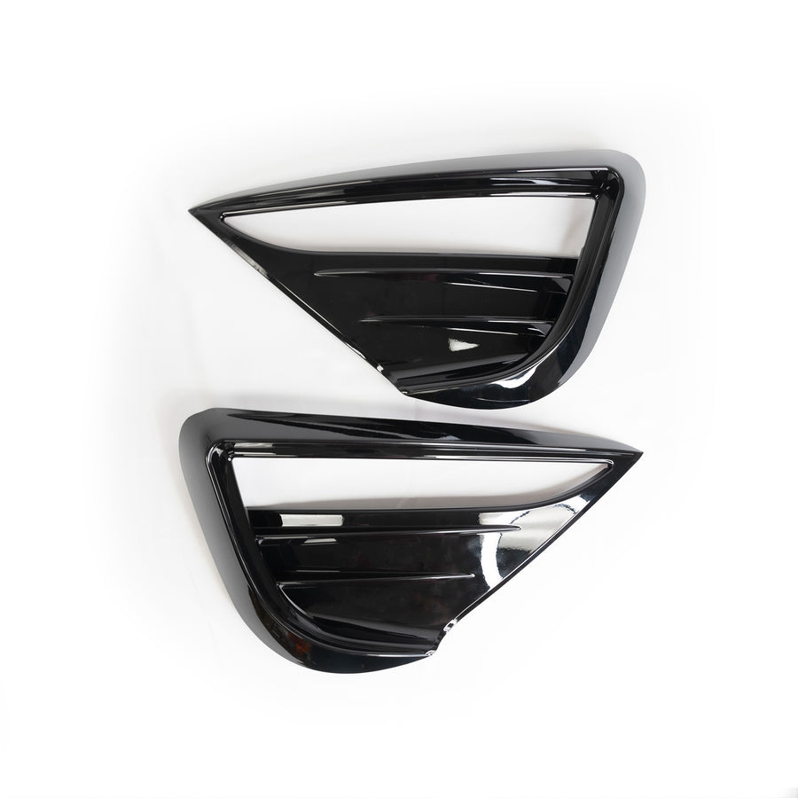 Model Y Fog Light Canards/Eyelids (1 Pair) Black-Out Style - Variety*