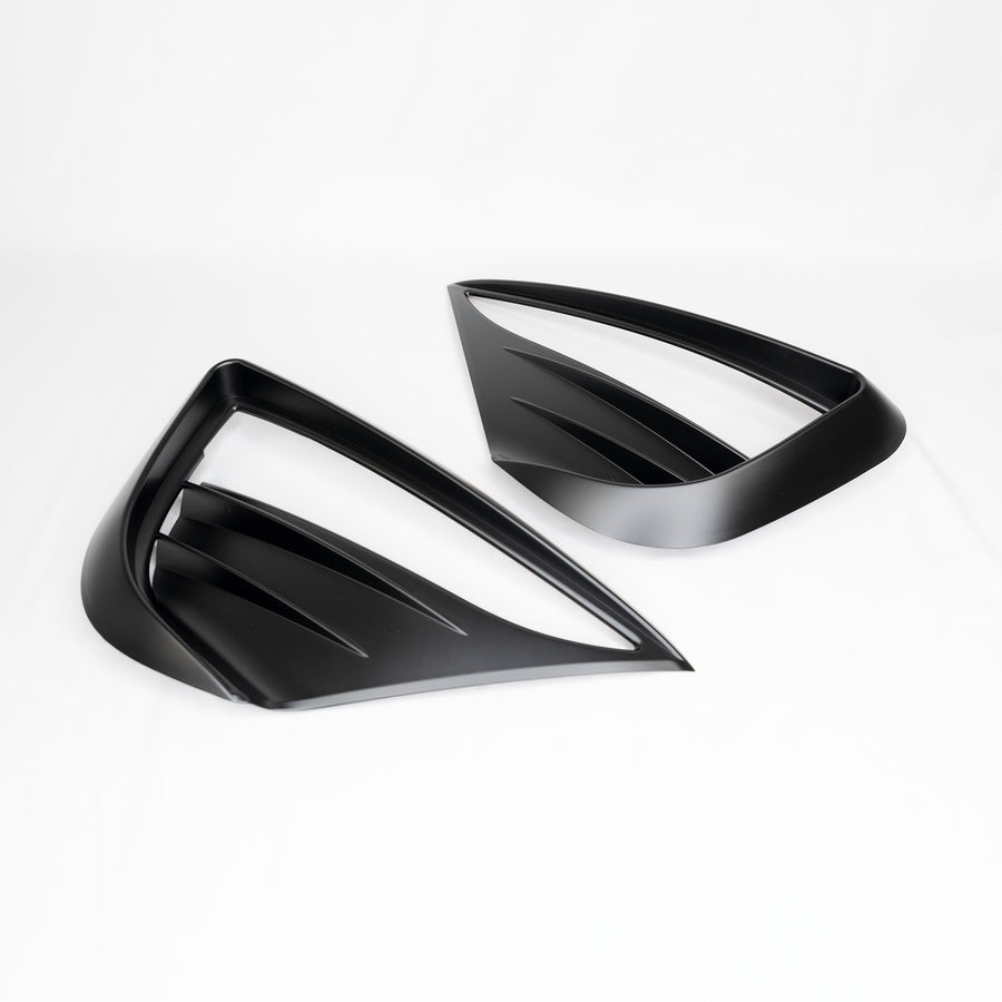 Model Y Fog Light Canards/Eyelids (1 Pair) Black-Out Style - Variety*