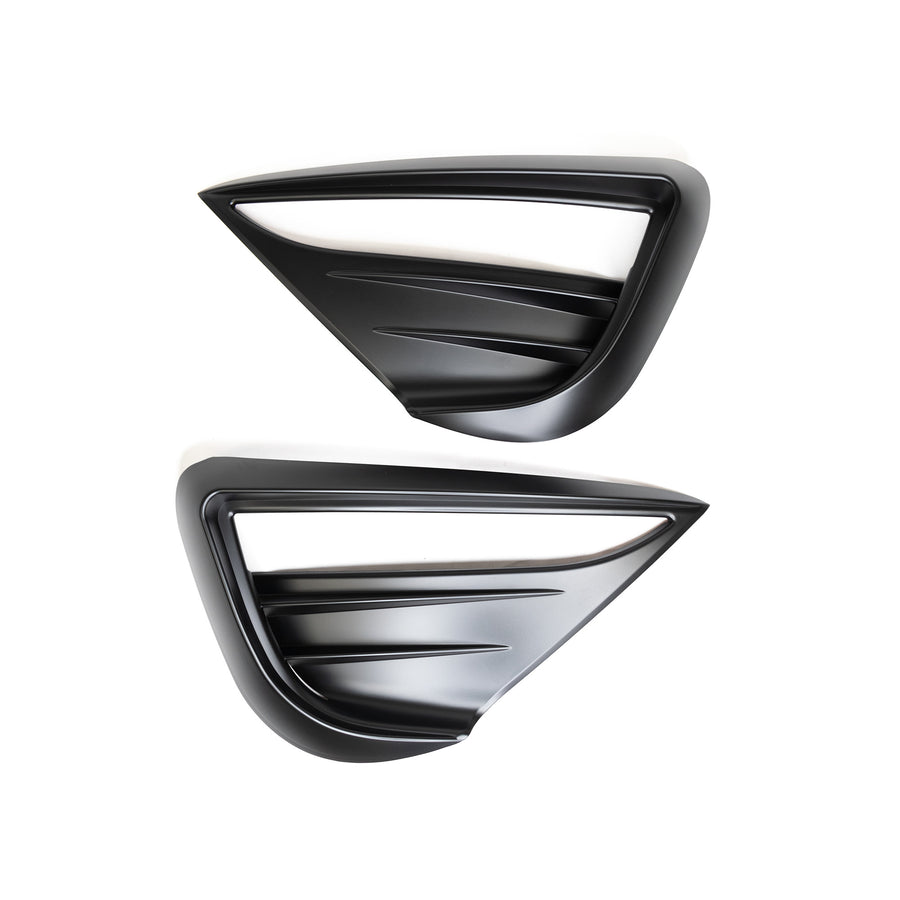 Model Y Fog Light Canards/Eyelids (1 Pair) Black-Out Style - Variety*