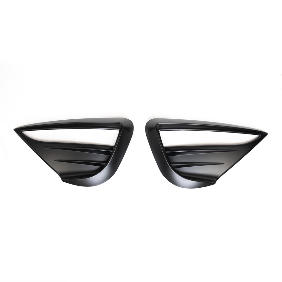 Model Y Fog Light Canards/Eyelids (1 Pair) Black-Out Style - Variety*