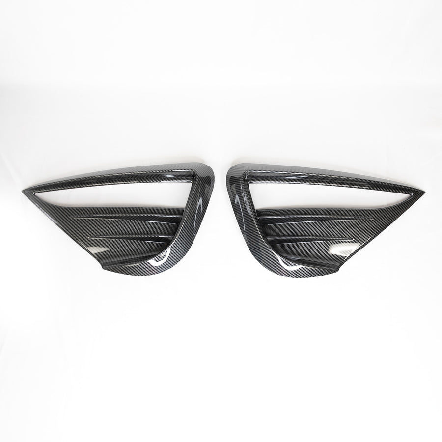 Model Y Fog Light Canards/Eyelids (1 Pair) Black-Out Style - Variety*