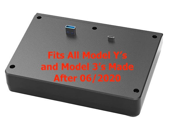 Model S3XY* USB Charging Port Dock for Center Consoles (Gen. 1 & 2)