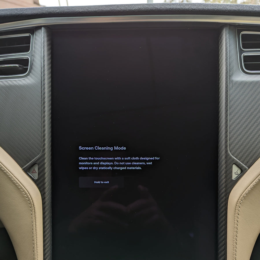 Tesla Screen Cleaning Mode, and Recommended Wipes 