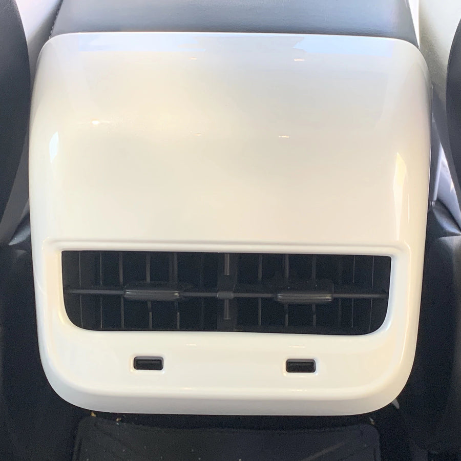 Model 3 & Y Backseat Vent Cap - Pearl White