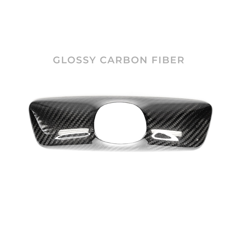 Model 3 & Y Rearview Mirror Backside Overlay - Real Molded Carbon Fibe