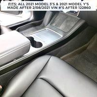 2021+ | Model 3 & Y Center Console Side Panel Caps (Gen. 2) - Variety*
