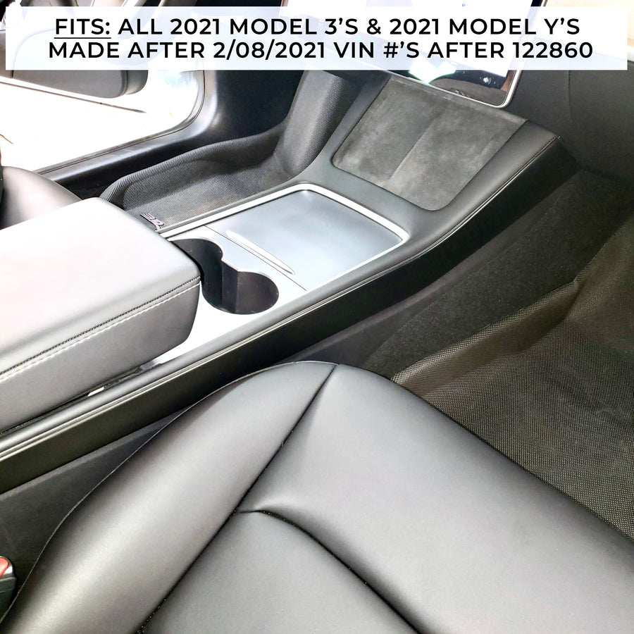 2021+ | Model 3 & Y Center Console Side Panel Caps (Gen. 2) - Variety*