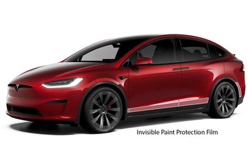 X 2021+ | Model X Lower Door & Rocker Panel Paint Protection Kit - Clear Bra