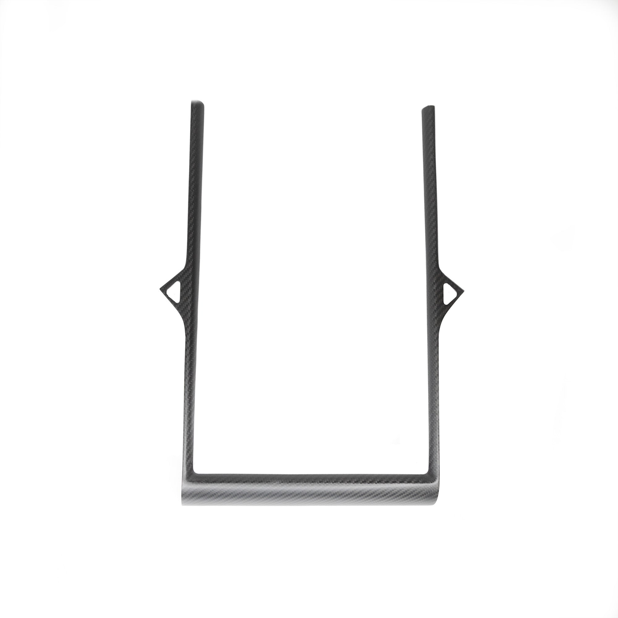 2012-2020 | Model S &amp; X Display Screen Bezel Overlay - Real Molded Carbon Fiber