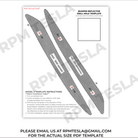 Model 3 Knight-Rider Rear Bumper Reflector LED Upgrade (1 pair) - 4 Styles